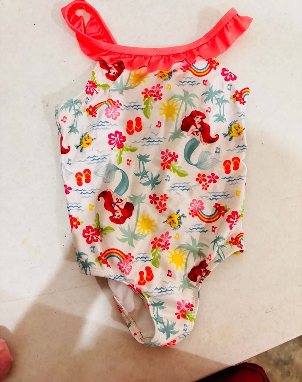 Disney Toddler Girls The Little Mermaid Ariel One Piece Swimsuit Size 4T